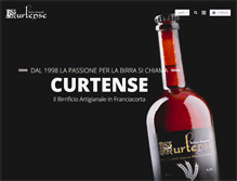 Tablet Screenshot of curtense.it